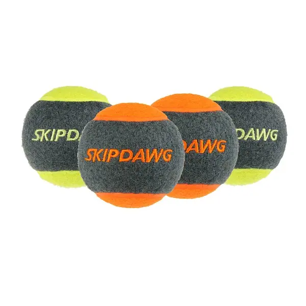 Іграшка для Собак Тенісний М'яч з пищалки SKIPDAWG 4 шт 6,4 см - фото 5