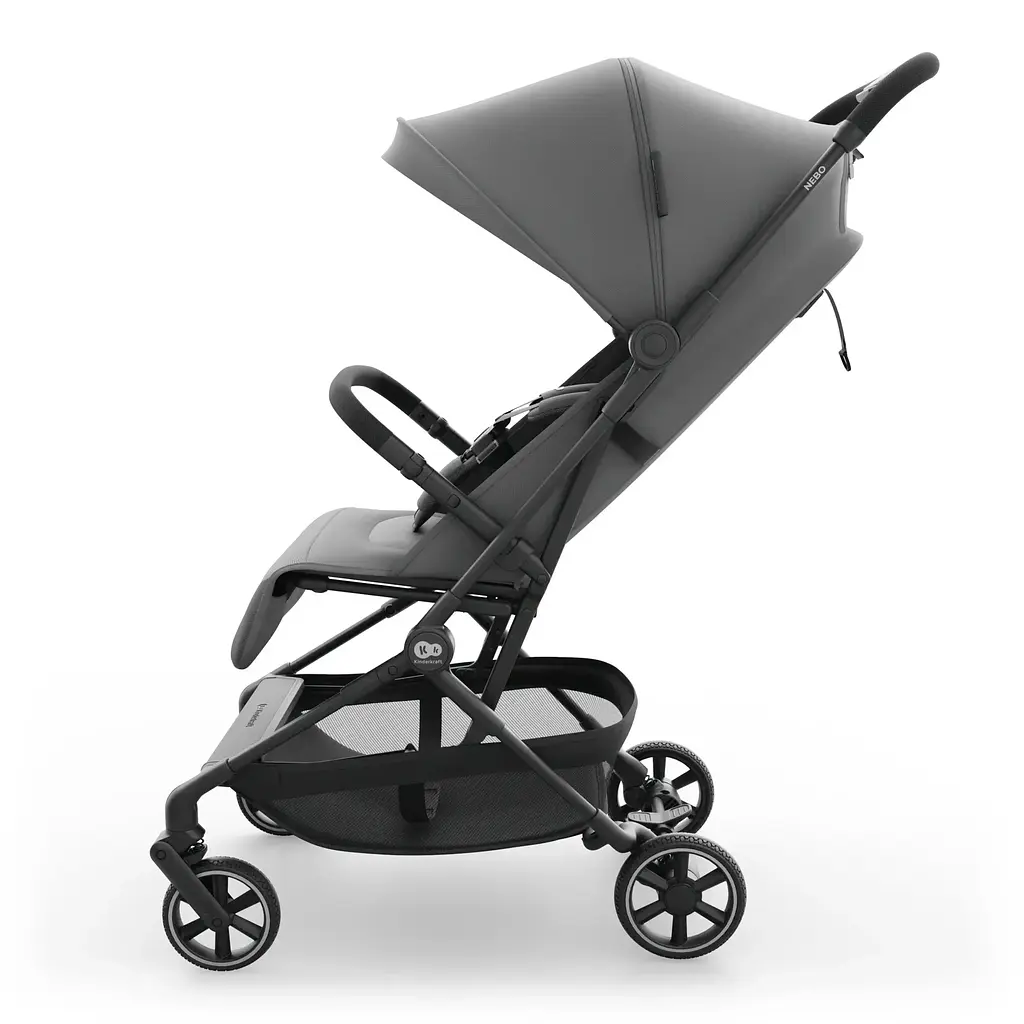 Прогулянкова коляска Kinderkraft Nebo Platinum Grey Beige (KSNEBO00GRY0000) - фото 4