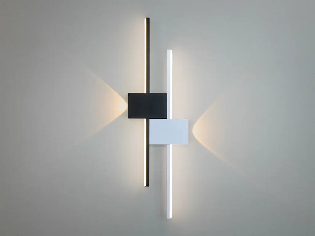 Бра настінне LED Diasha 1562/600BK+WH 15W 4100K чорний+білий металевий каркас лофт стиль - фото 3