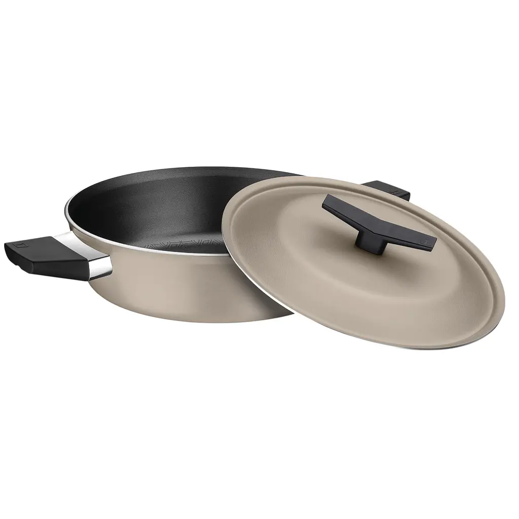 Сотейник Tramontina Spezia з кришкою sand 24 см 2.5 л  - фото 2