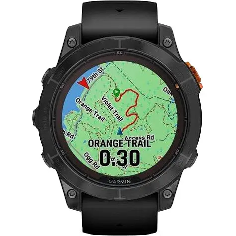 Смарт-годинник Garmin Fenix 7 Pro Solar Slate Gray w. Black Band (010-02777-00/01) - фото 8