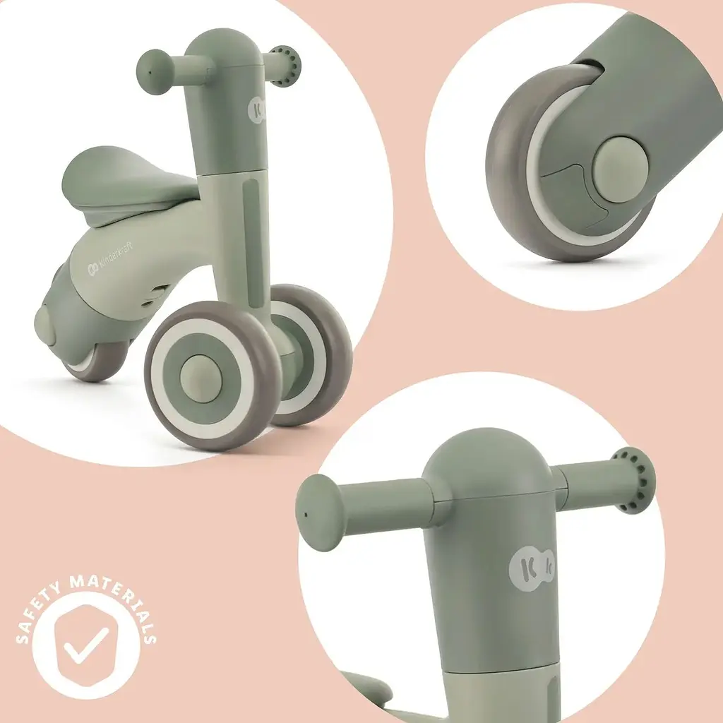 Каталка-біговел Kinderkraft Minibi Leaf Green зелена (KRMIBI00GRE0000) - фото 10