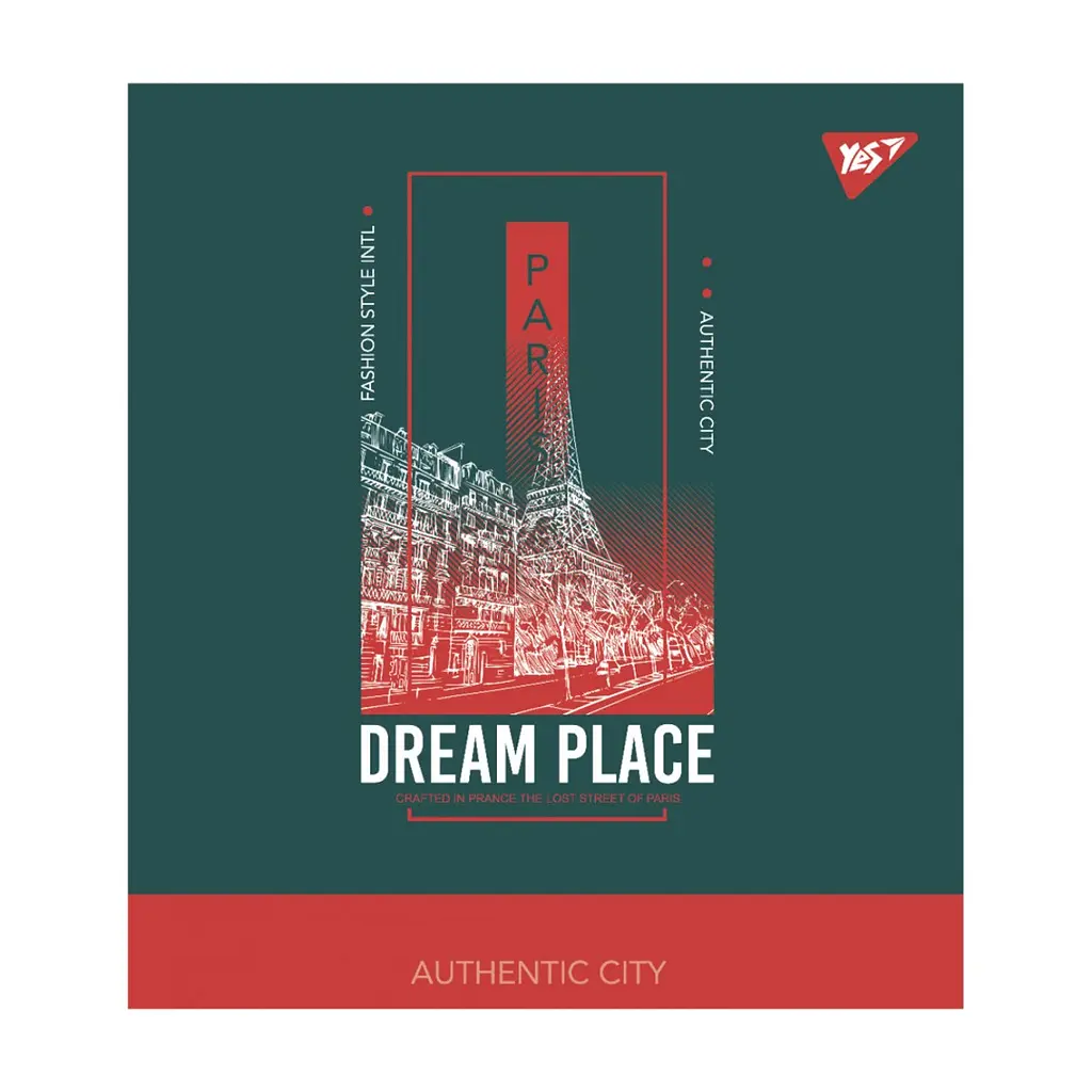 Зошит Yes А5 Dream place 48 аркушів клітинка (766866), в асортименті - фото 3