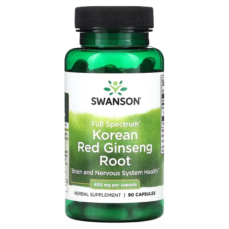 Корінь Корейського Червоного Женьшеню Korean Red Ginseng Root 400 мг - 90 капсул