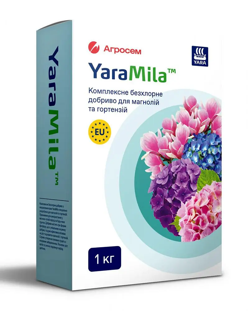 Комплексне добриво YARA MILA для гортензій та магнолій 1 кг