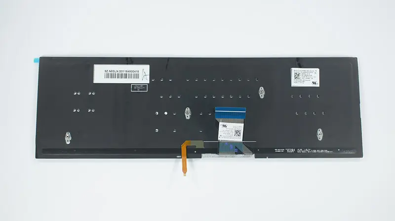 Клавіатура для ноутбука ASUS (G501, N501) rus, silver, без фрейма, підсвічування клавіш(оригінал) - фото 2