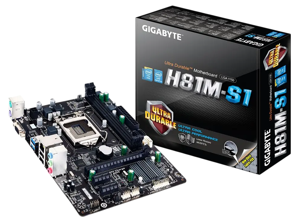 Материнська плата Gigabyte GA-H81M-S1 LGA 1150 (GA-H81M-S1) Б/В - фото 3