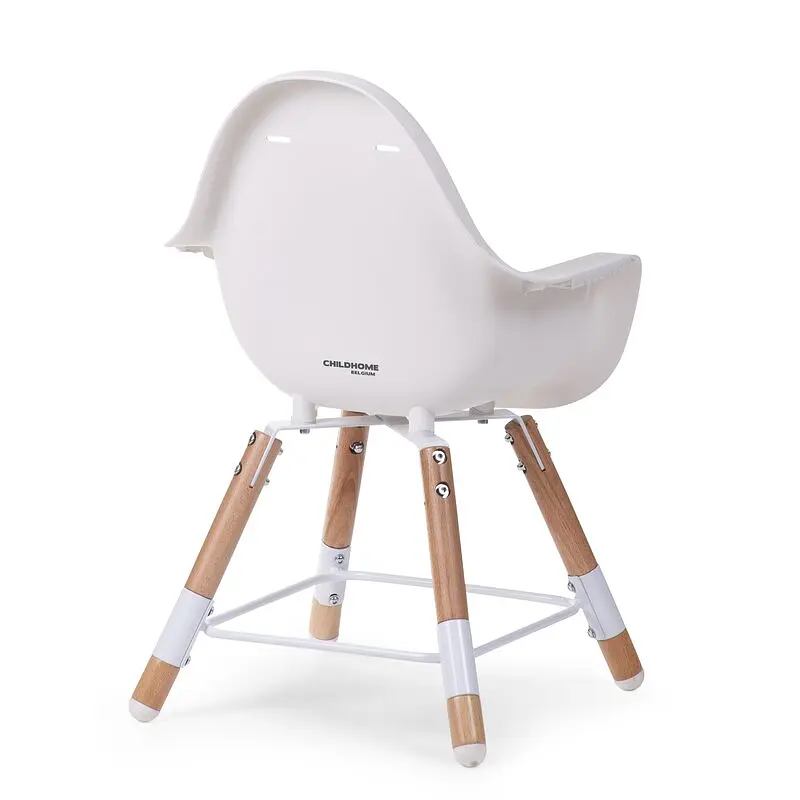 Стілець для годування Childhome Evolu 2 з бампером білий (CHEVOCHNW) - фото 10