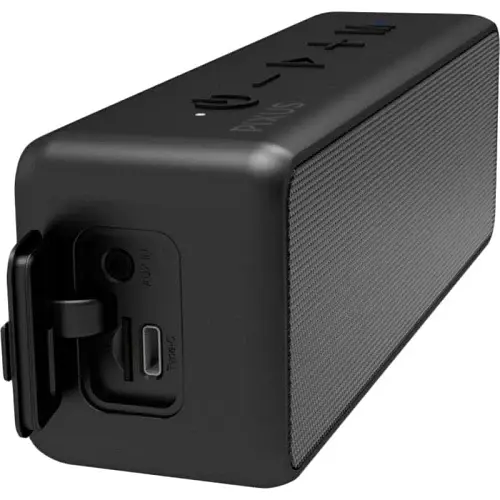 Портативна колонка 1.0 Pixus Forte, Black, 20 Вт, Bluetooth 5.0 (TWS), microSD, Type-C, AUX, 3600 mAh, IPX7,час роботи до 24 год, радіус дії до 10 м (4897058531206) - фото 5