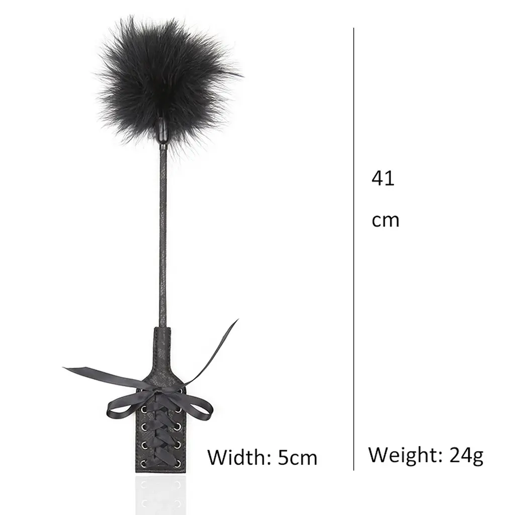 Стек Fetish B-Series Tickler & Whip 3.0 чорний - фото 6