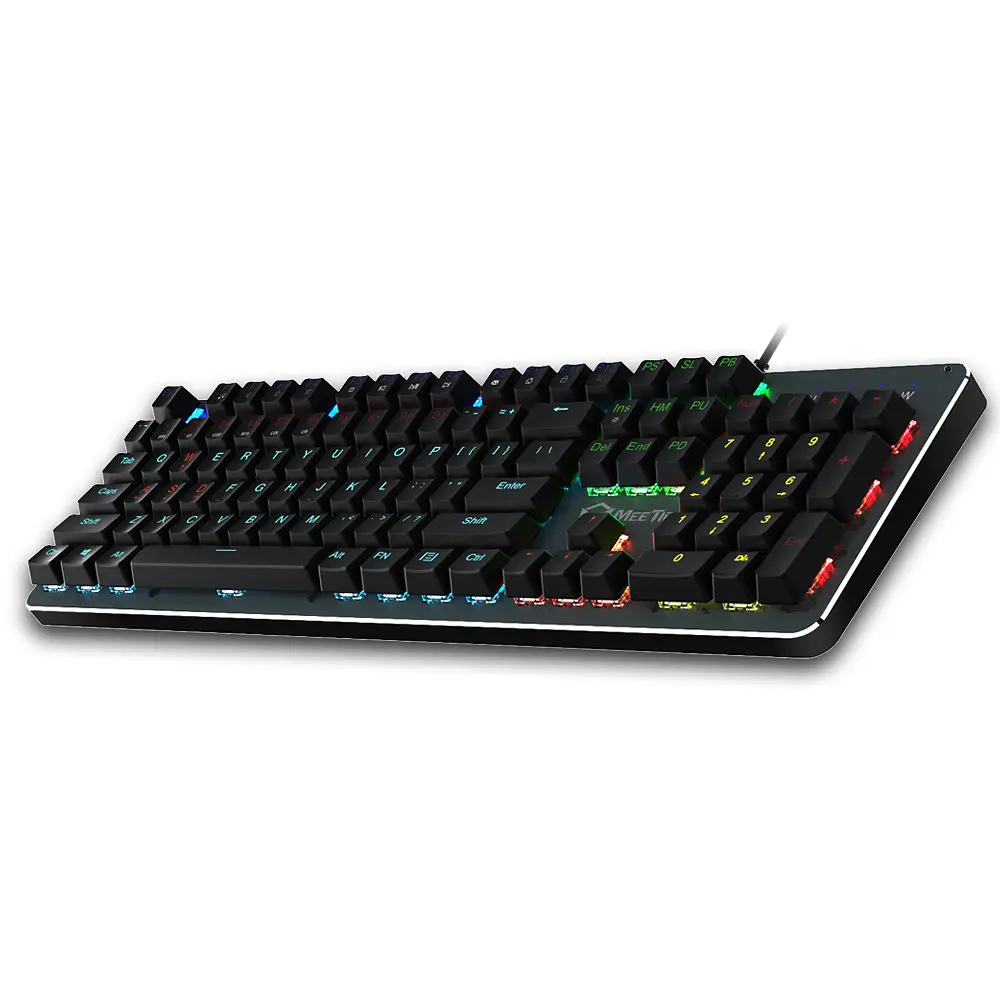 Клавиатура MeeTion LED Mechanical Gaming Keyboard MK007 Ukr RU EN раскладки - фото 5