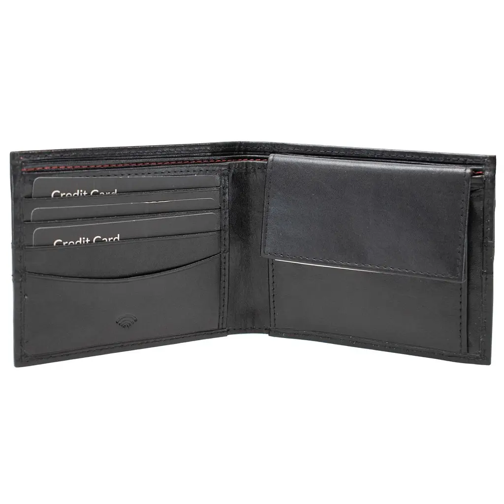 Портмоне чоловіче шкіряне Semi Line RFID Black (P8265-0) - фото 2