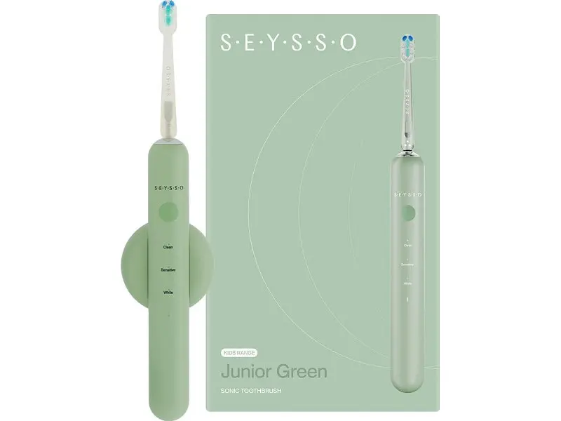 Електрична зубна щітка SEYSSO Junior Green - фото 2