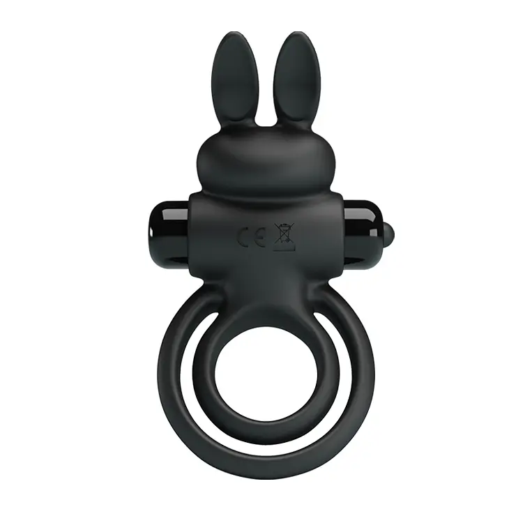 Ерекційне кільце - Pretty Love Vibrant Penis Ring III Black - фото 2