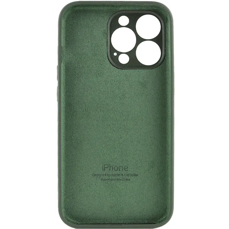 Чохол Silicone Case Full Camera Protective AA для Apple iPhone 14 Pro 6.1" Зелений / Cyprus Green - фото 2