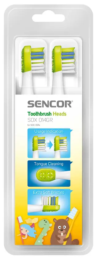Насадка для зубної щітки Sencor SOX 014GR (6931348) - фото 4