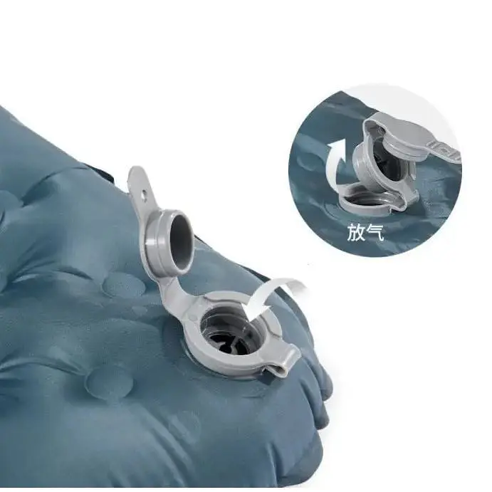 Матрас надувной сверхлегкий Naturehike CNH22DZ018 с мешком для надувания прямоугольный 196 см (Зеленый) - фото 3