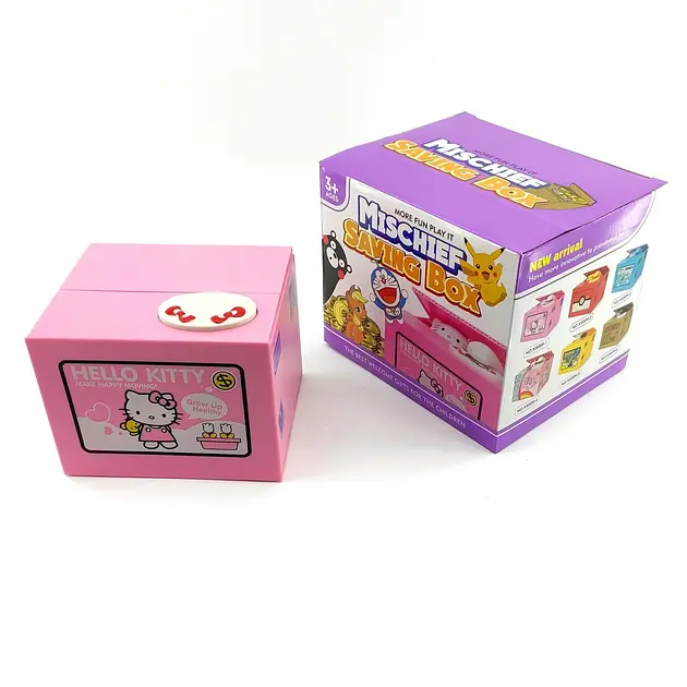 Інтерактивна скарбничка Hello Kitty Piggy Banк рожевий - фото 4