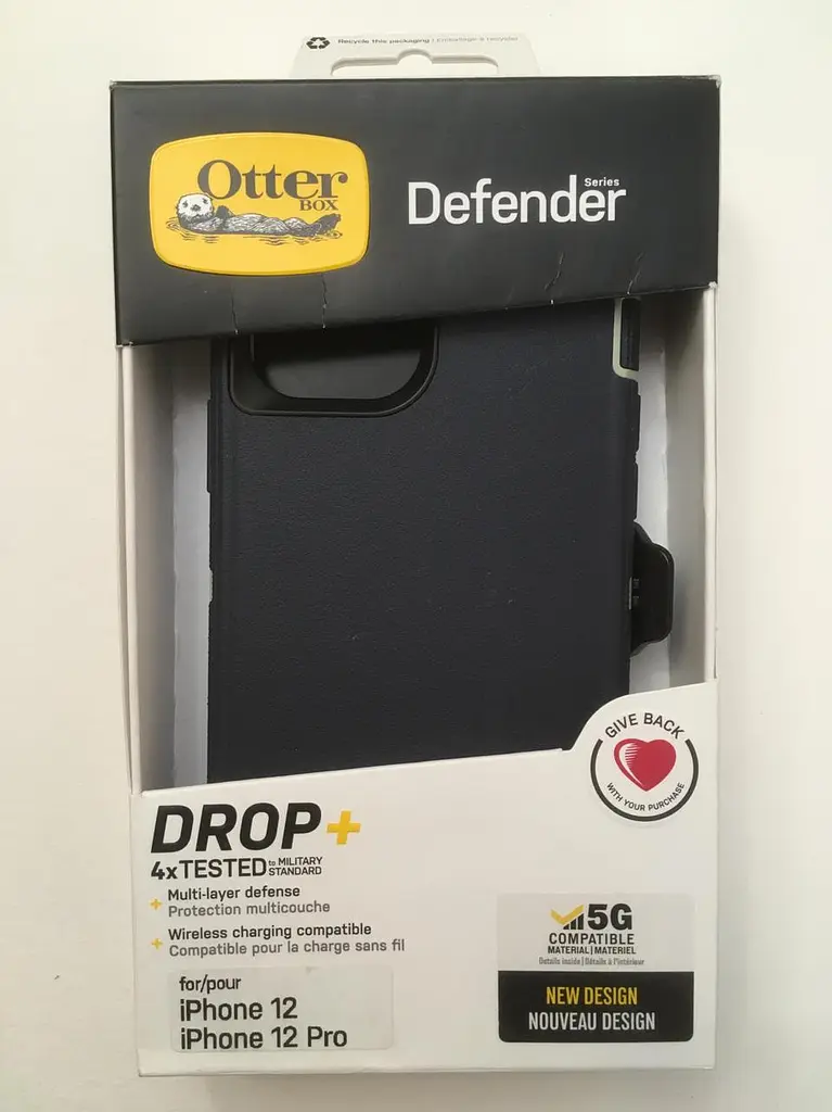 Чохол протиударний з кліпсою OtterBox Defender 77-65402 для iPhone 12/12 Pro (6.1") Blue - фото 5