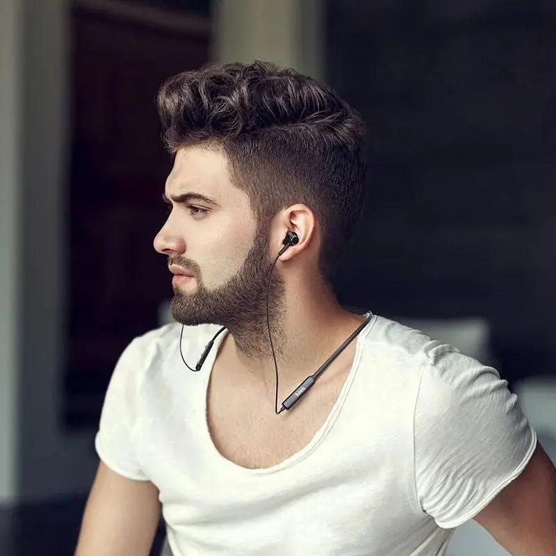 Наушники беспроводные - стерео гарнитура Hoco ES18 Faery sound черная - фото 7