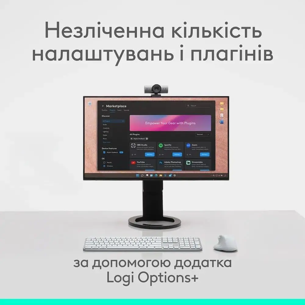 Миша Logitech MX Master 4 Performance Wireless Pale Grey (910-007563) - фото 11