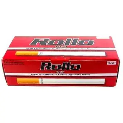 Гільзи Rollo Extra Slim 5.5х20 мм Red 200 шт. - фото 4