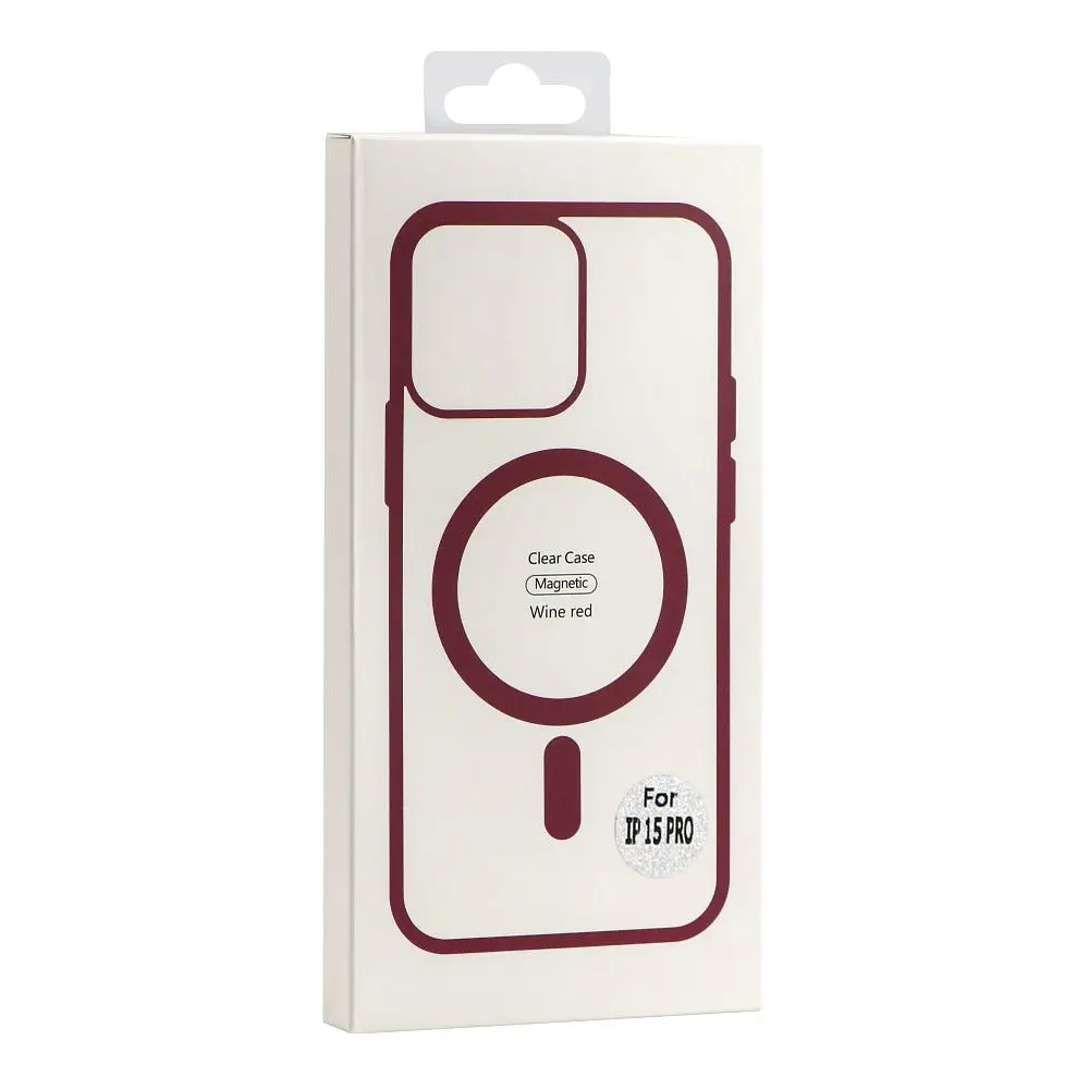 Чохол Colors MagSafe Apple iPhone15 Pro Wine Red - фото 2