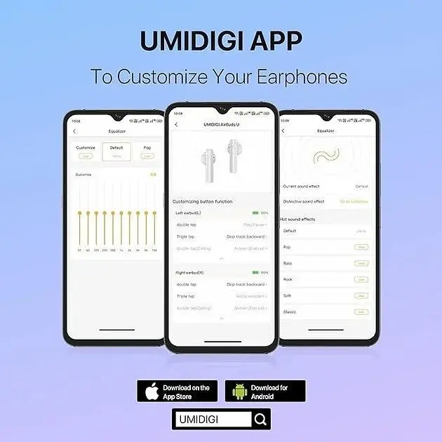 Бездротові навушники Umidigi AirBuds U червоні - фото 4