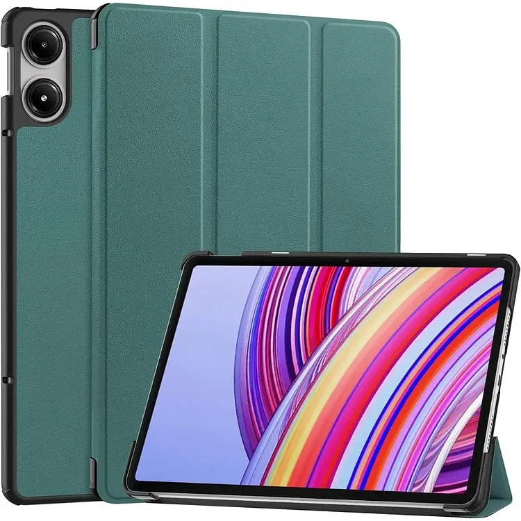 Чехол-книжка BeCover Smart Case для Xiaomi Poco Pad 12.1" Dark Green (711561) - фото 2