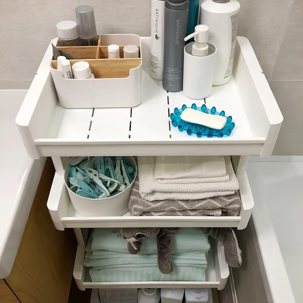 Етажерка чотириярусна на колесах MVM, біла (FH-04 WHITE) - фото 7