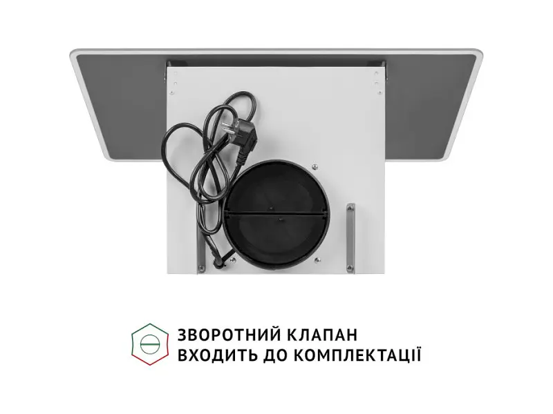 Вытяжка наклонная Perfelli VICCO 6HSR BIANCO - фото 5