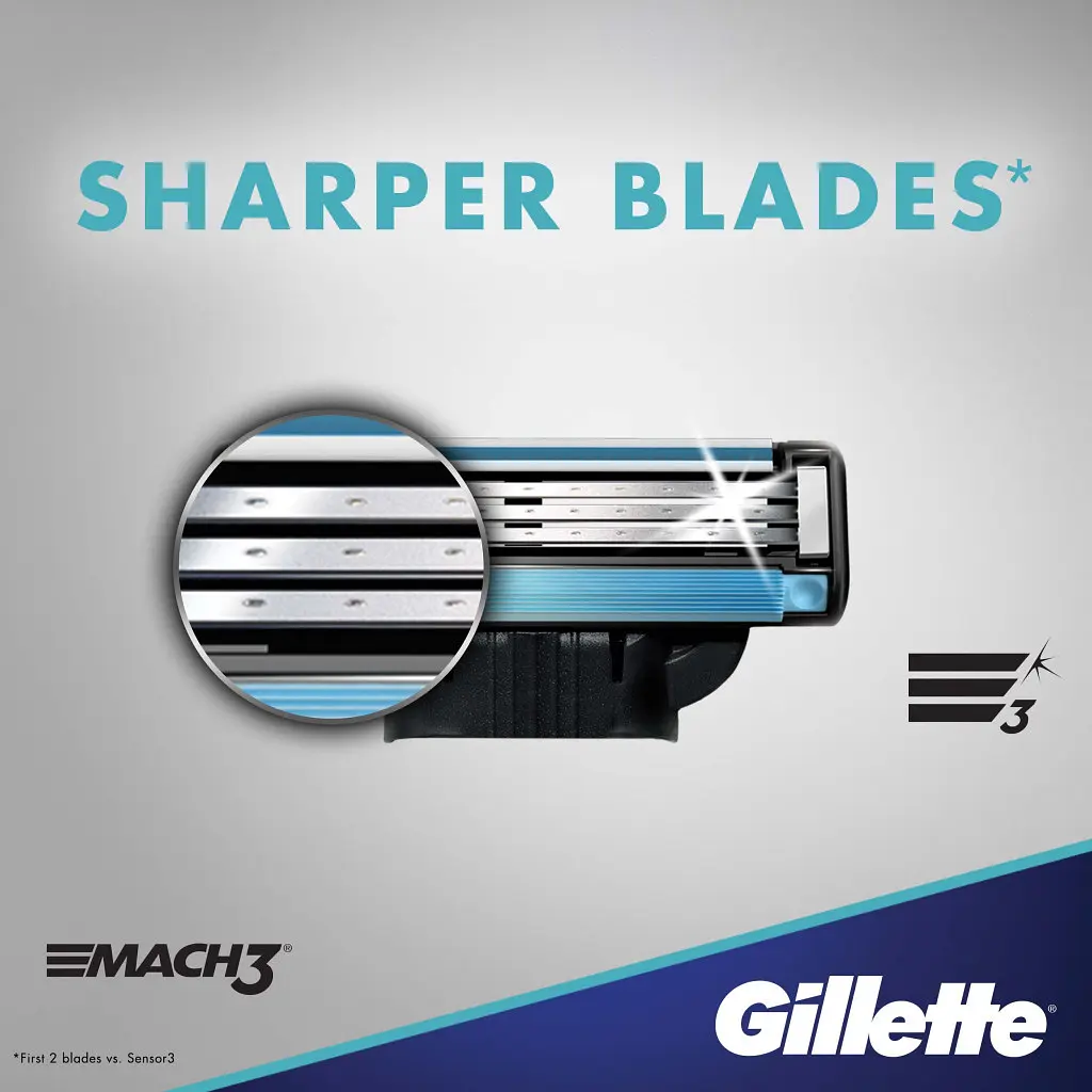 Бритва Gillette Mach3 з 5 змінними картриджами (7702018610181) - фото 3