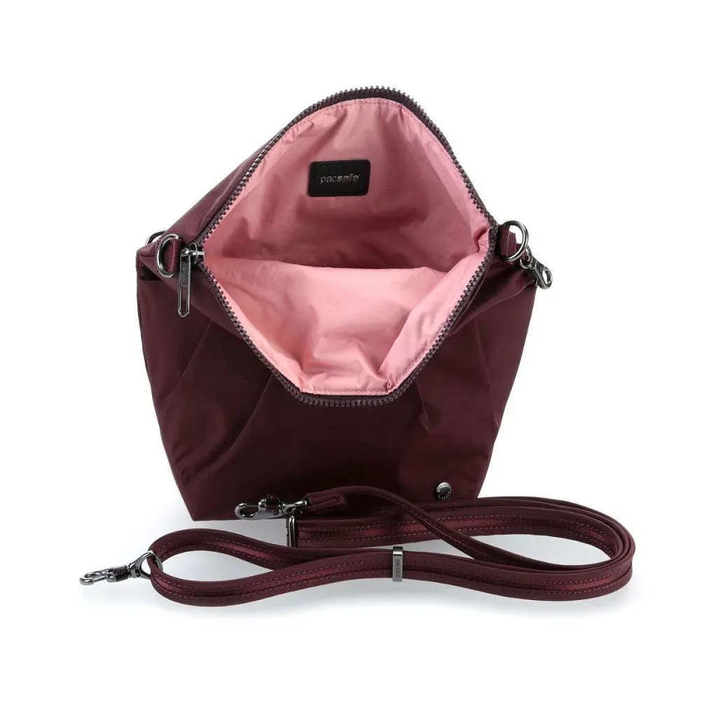 Сумка Pacsafe Citysafe CX convertible Crossbody Бордова (20405319) - фото 6