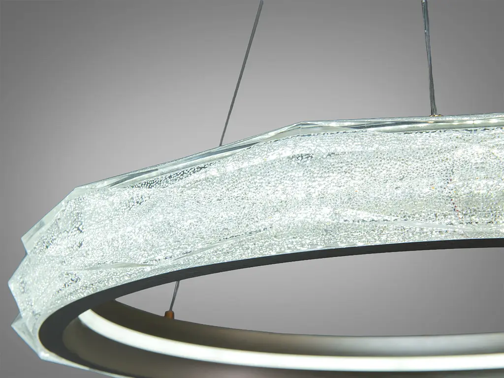 LED-люстра кільце Diasha 583-600G золото, 95 Вт, з пультом, 60 см, до 17 м2 - фото 5