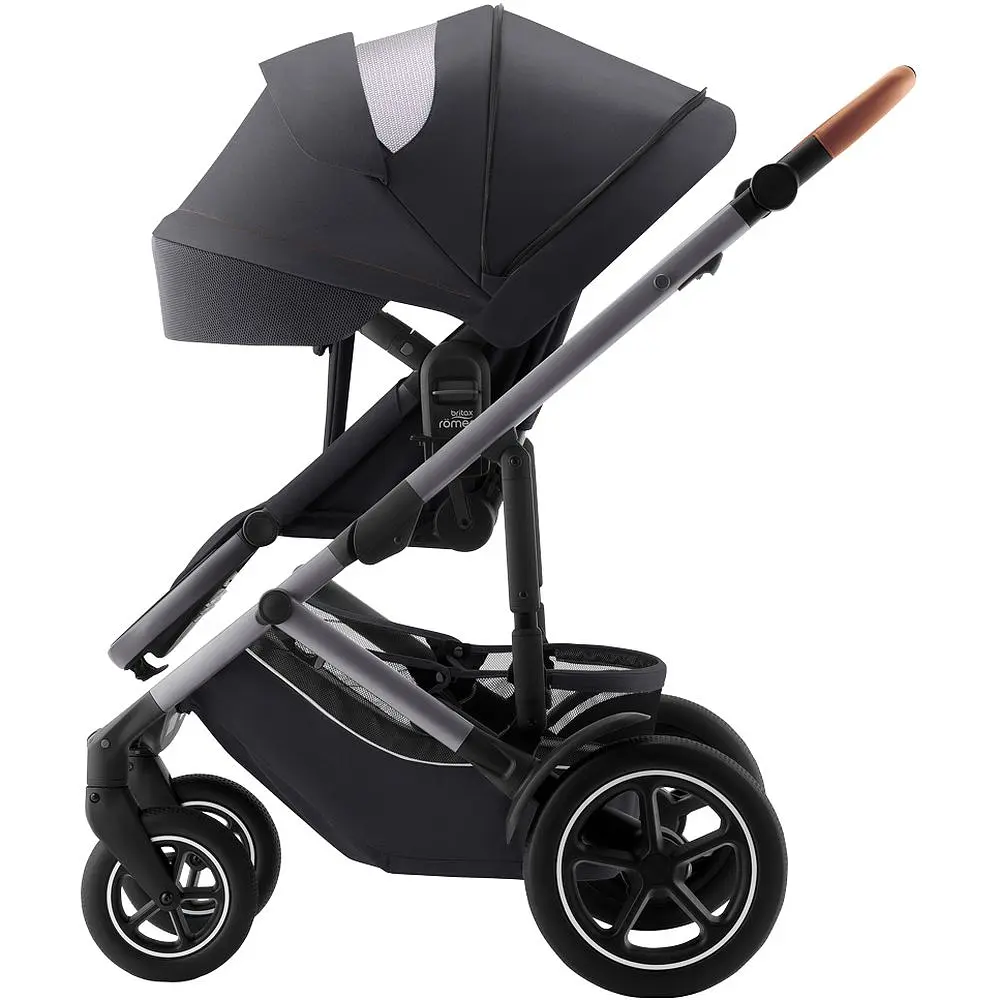 Прогулянкова коляска Britax-Romer Smile 5Z Fossil Grey, темно-сіра (2000037978) - фото 4