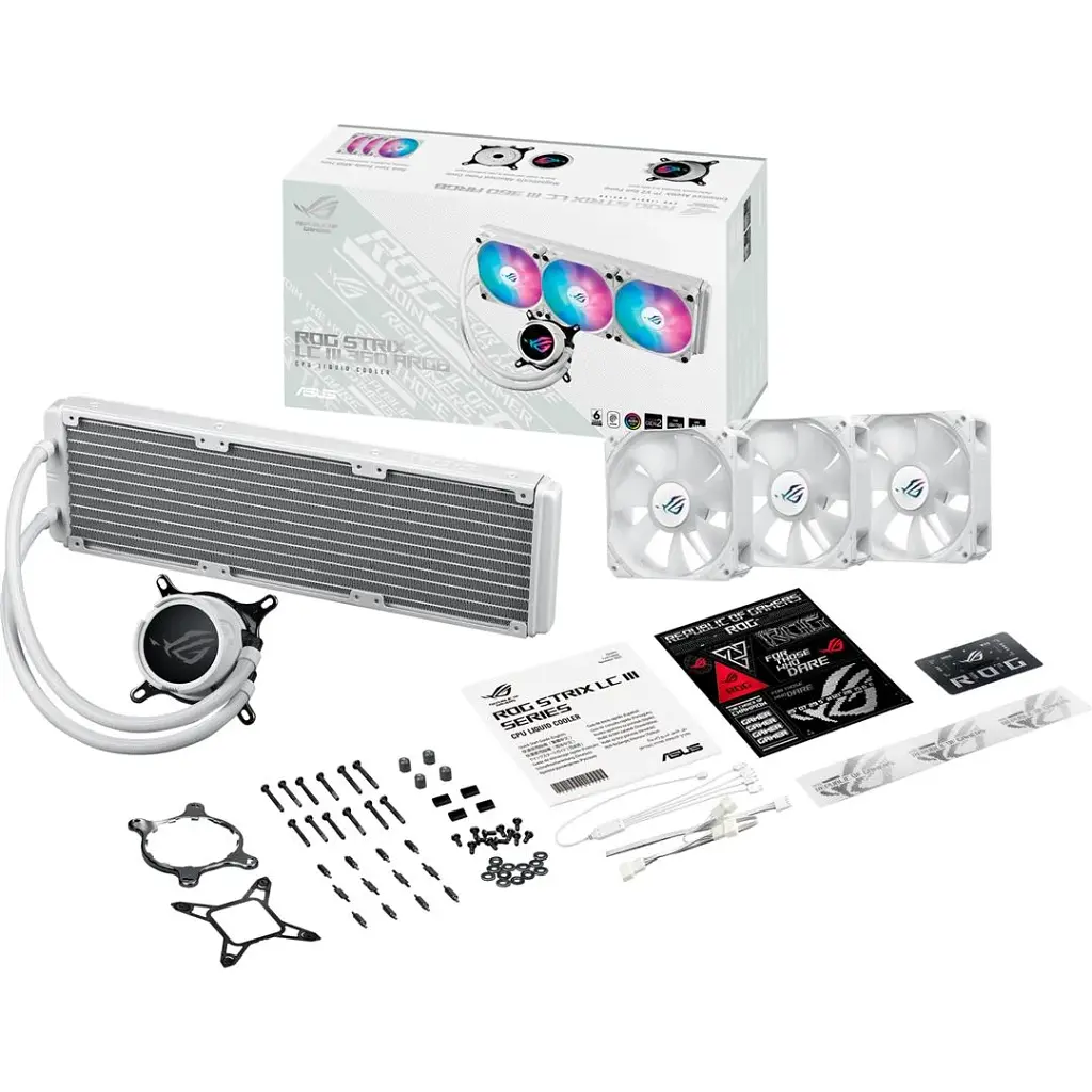 Система рідинного охолодження ASUS ROG-STRIX-LC-III-360-ARGB-WHT (90RC00T2-M0UAY0) - фото 10