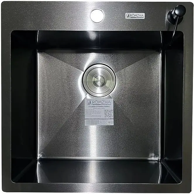 Кухонна мийка Romzha Arta U-450S BL - фото 2