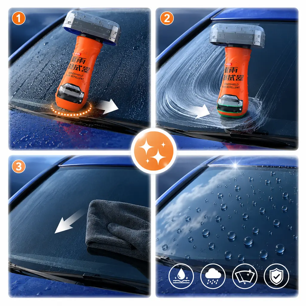 Антидощ 100 мл BOLIJING З Губкою Windshield Rain Repellent (FH084-1) - фото 2