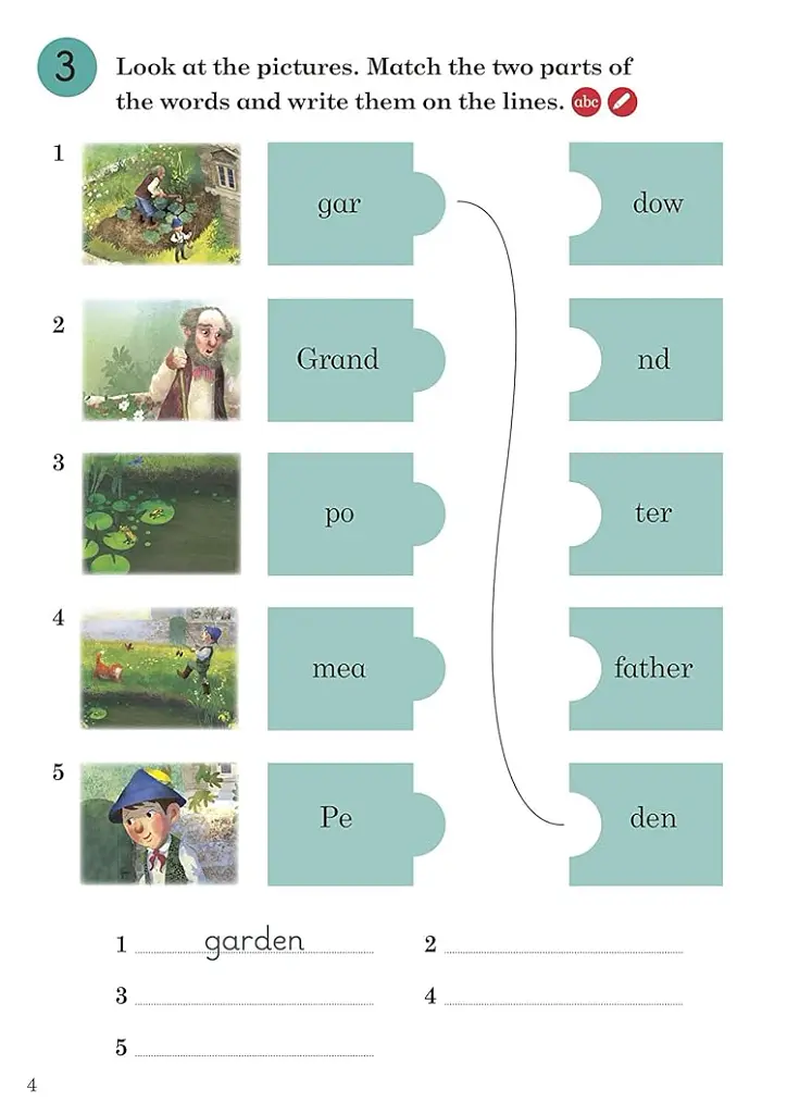 Ladybird Readers 4 Peter and the Wolf Activity Book - - фото 4