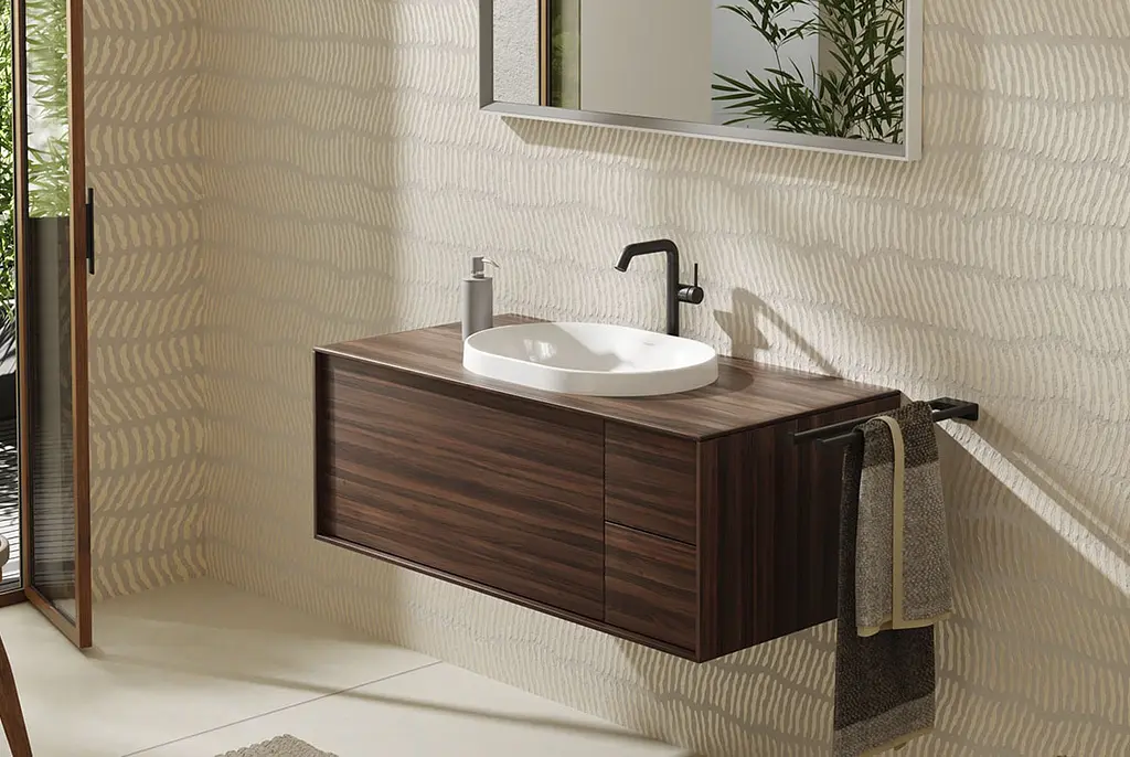 Умивальник Hansgrohe Xuniva U врізний на стільницю 550x400 з переливом SmartClean white 61062450 - фото 4
