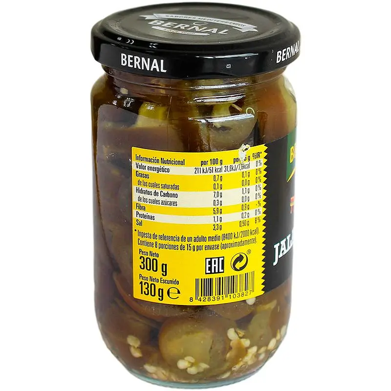 Перець Bernal Jalapenos 300 г - фото 3