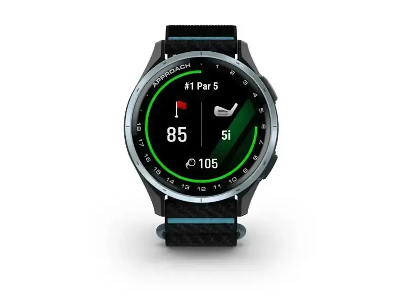 Смарт-годинник Garmin Approach J1 Cloud Blue with Black/Azure Band (010-03898-00) - фото 3