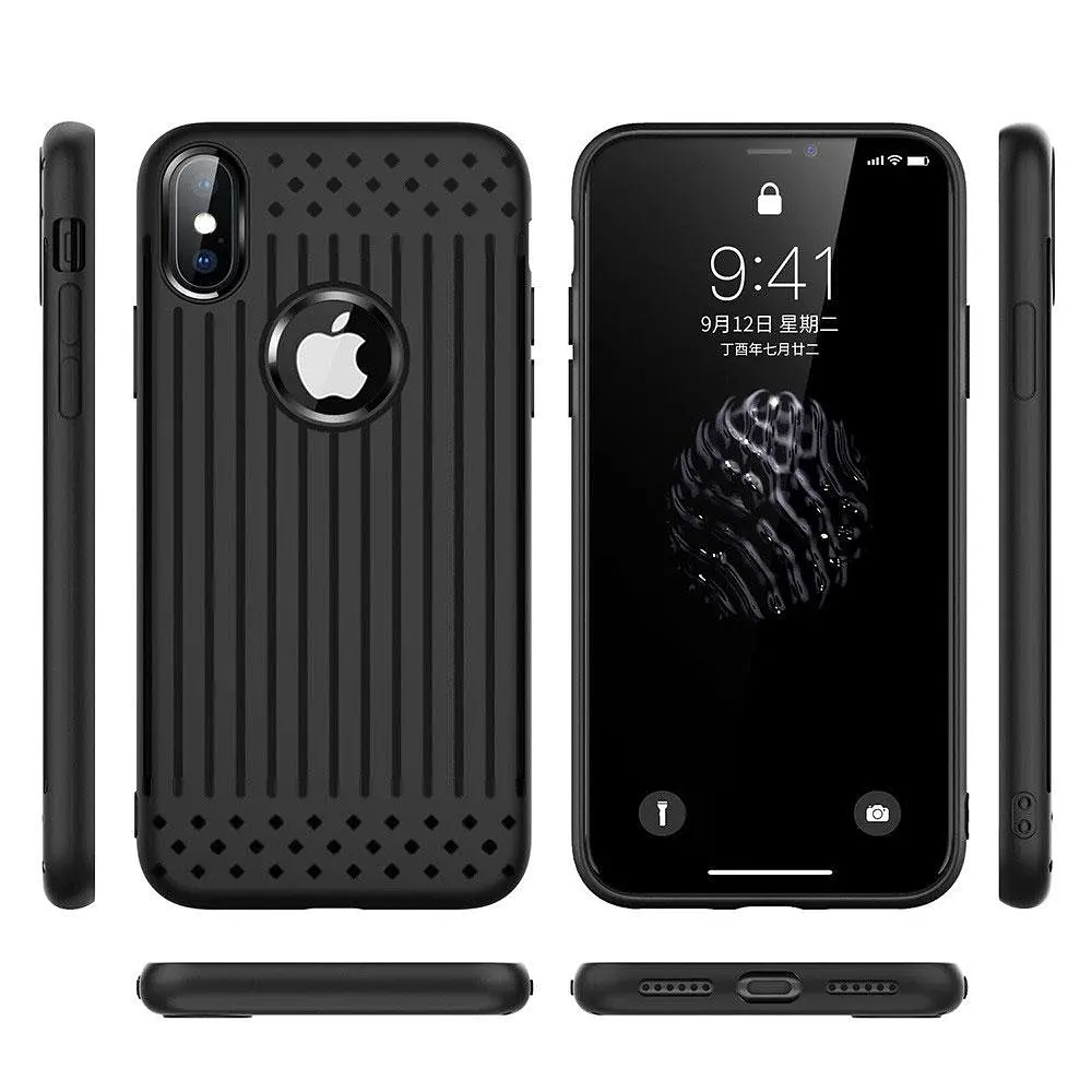 Чехол накладка Primo Shell TPU для Apple iPhone X / iPhone XS Black - фото 3