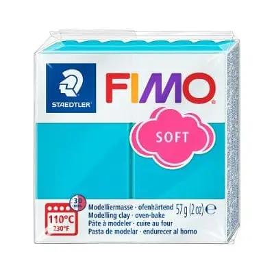 Полімерна глина Fimo Soft, 57 г., Мятна, (8020-39)
