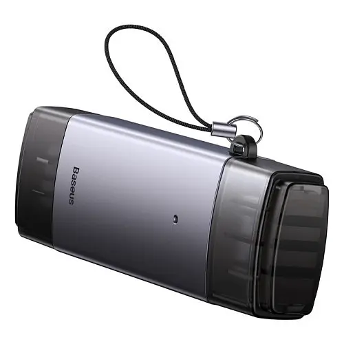 Карт рiдер Baseus Lite Series USB-A & Type-C to SD/TF Card Reader Сірий WKQX060113 - фото 4