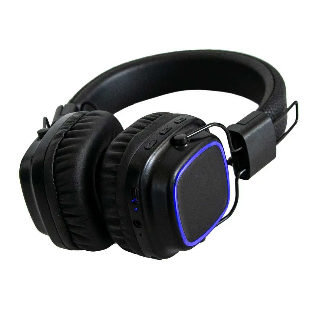 Навушники бездротові Powerful Sound XY-30, накладні, Bluetooth 5.3, з підсвіткою, чорні - фото 7