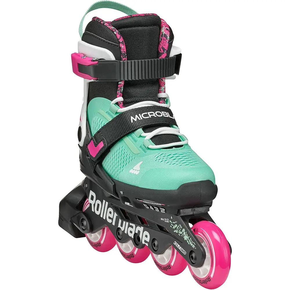 Ролики дитячі Rollerblade Microblade XT 36,5-40 Чорний-Блакитний - фото 5