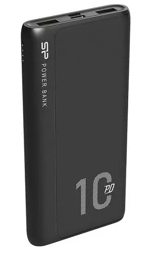 Універсальна мобільна батарея 10000 mAh QP15 Black 18 Вт Silicon Power teh0019638 - фото 2