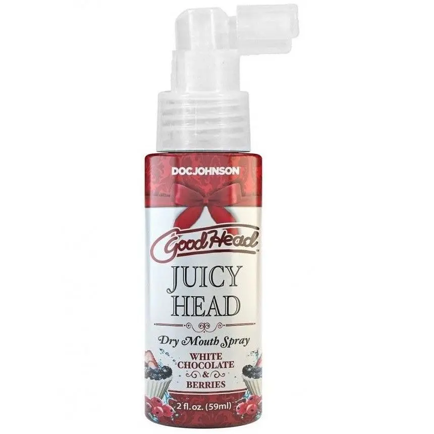 Оральний спрей Doc Johnson GoodHead - Juicy Head - White Chocolate and Berries - Зволожувальний, 59 мл
