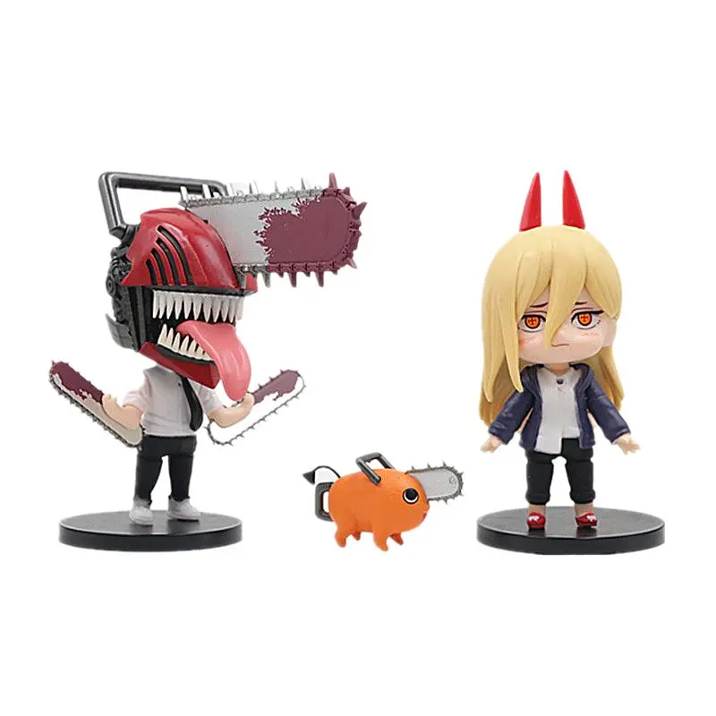 Фигурка чиби Человек бензопила Почита Chainsaw Man Pochita 3 см FCH CM PH 01 - фото 2